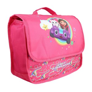 Bagtrotter - gabby et la maison magique - cartable 32cm  - rose - fille -  1