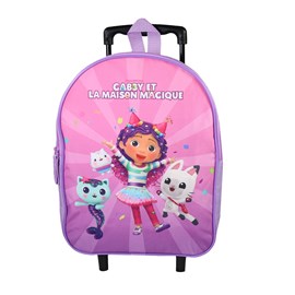 Bagtrotter - gabby et la maison magique - sac à dos scolaire à roulettes  -