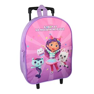 Bagtrotter - gabby et la maison magique - sac à dos scolaire à roulettes  -