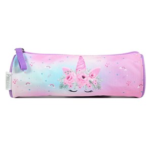 Bagtrotter trousse scolaire ronde phileas violet