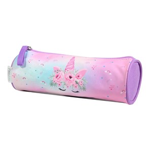 Bagtrotter trousse scolaire ronde phileas violet