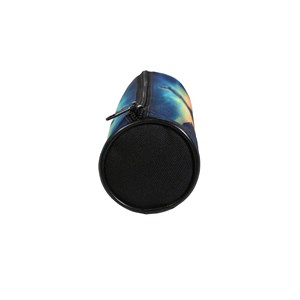 Bagtrotter trousse scolaire ronde star wars &nbsp; the mandalorian noir