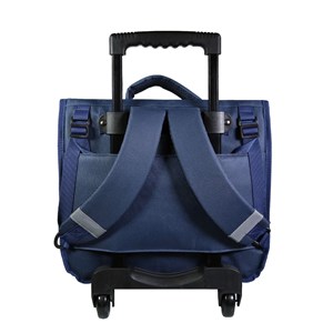 Bagtrotter cartable à roulettes 38 cm lili lou bleu