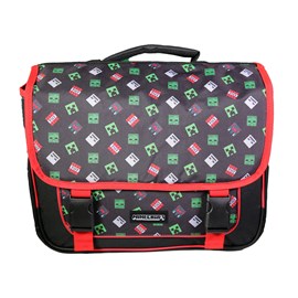 Bagtrotter cartable 38 cm minecraft noir