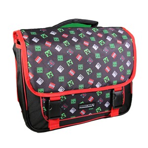 Bagtrotter cartable 38 cm minecraft noir