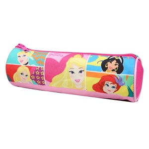 Bagtrotter trousse scolaire ronde princesses rose