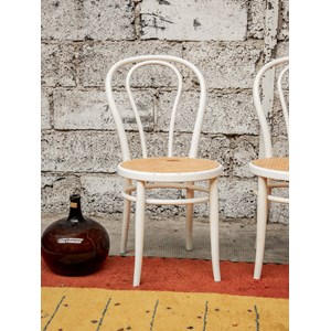 Claude, la paire de chaises cannée n°648