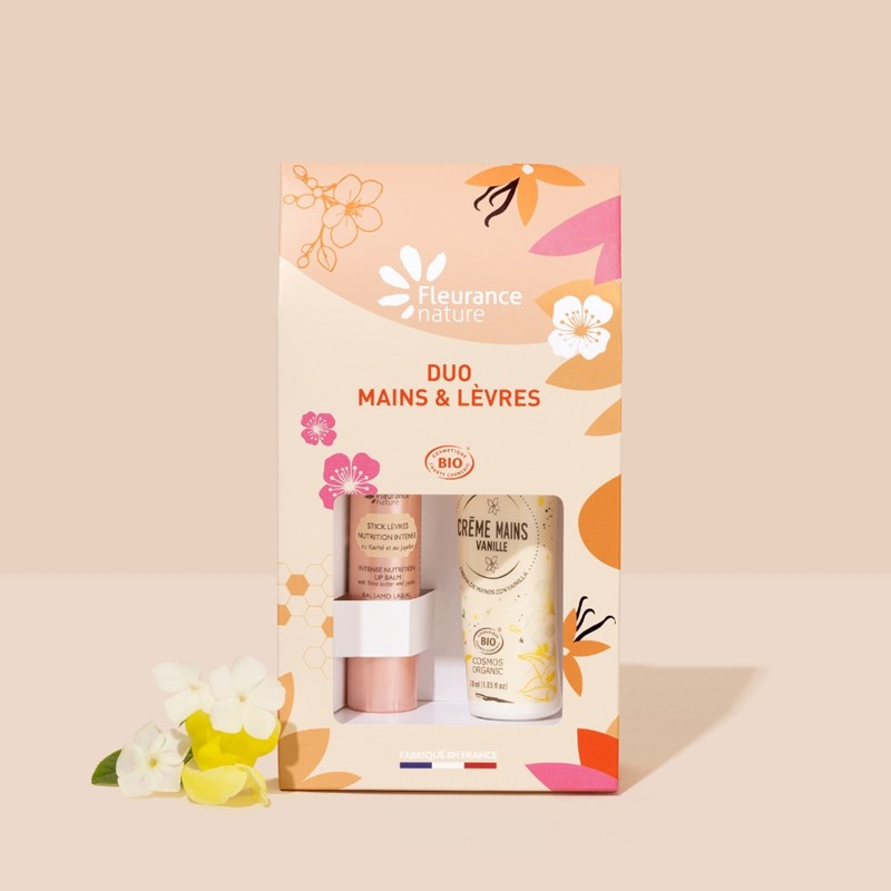 Duo mains et lèvres vanille