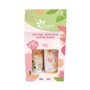 Duo gel douche et crème mains agrumes