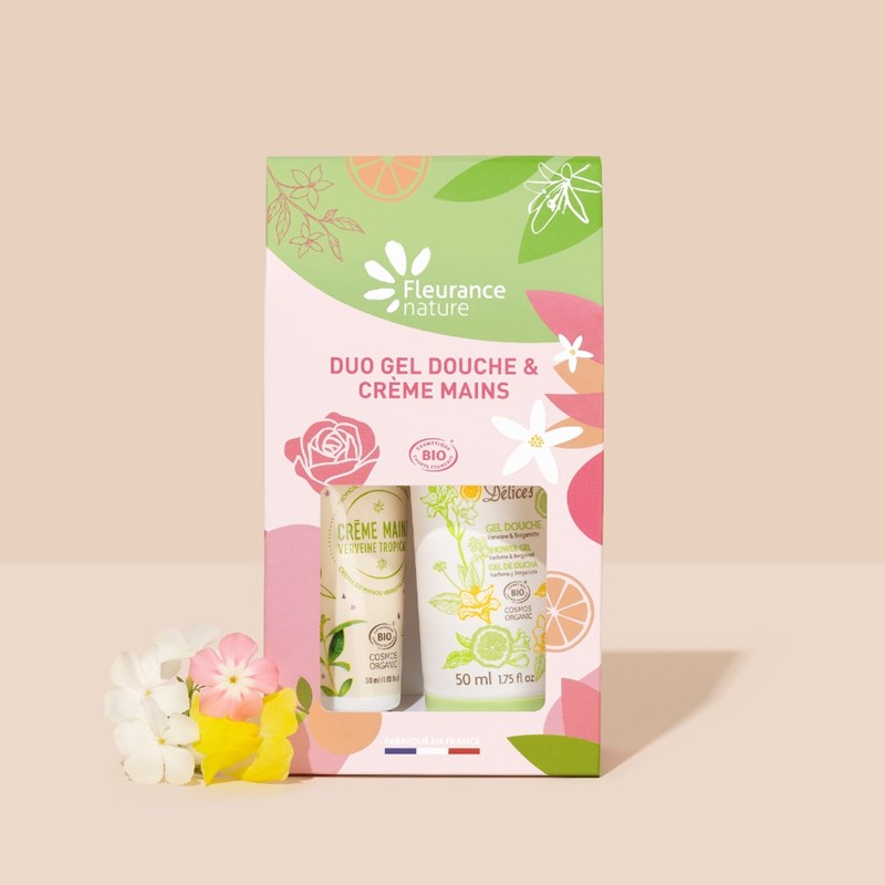 Duo gel douche et crème mains verveine