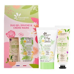 Duo gel douche et crème mains verveine