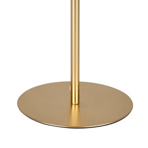 Lampe dorée et bambou