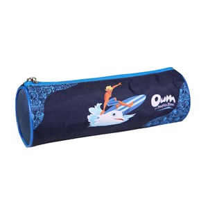 Bagtrotter trousse scolaire ronde oum le dauphin bleu