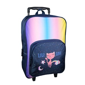 Bagtrotter sac à dos à roulettes lili lou bleu