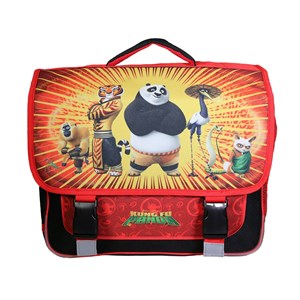 Bagtrotter cartable 38 cm kung fu panda rouge