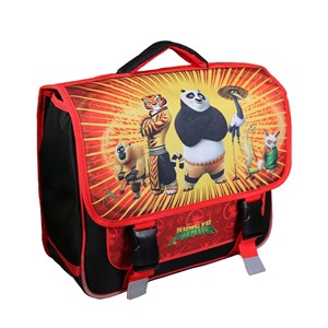 Bagtrotter cartable 38 cm kung fu panda rouge