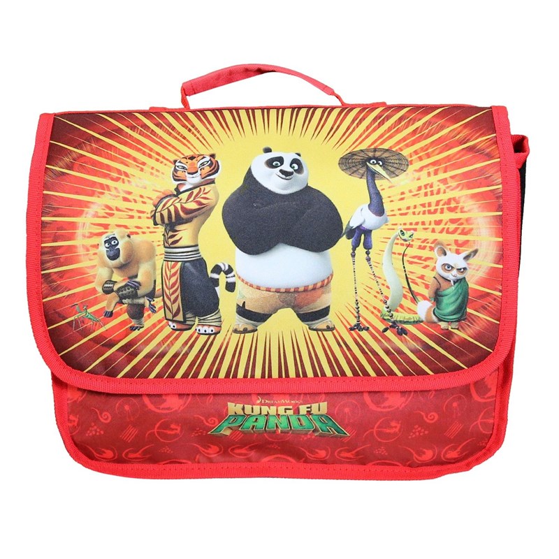 Bagtrotter cartable 32 cm maternelle kung fu panda rouge