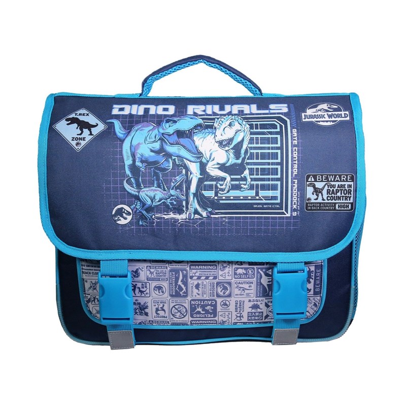Bagtrotter - Bagtrotter cartable 38 cm jurassic world bleu