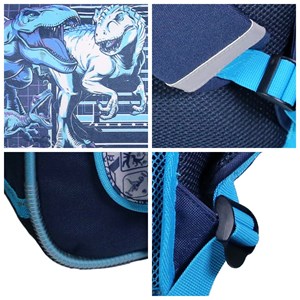 Bagtrotter cartable 38 cm jurassic world bleu