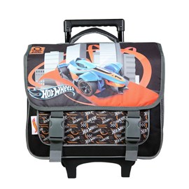 Bagtrotter cartable à roulettes 38 cm hot wheels multicolore