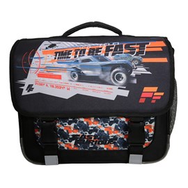 Bagtrotter cartable 38 cm fast and furious noir