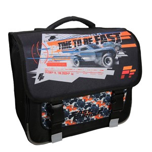 Bagtrotter cartable 38 cm fast and furious noir