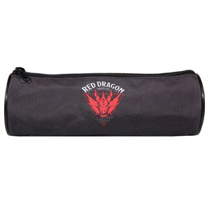 Bagtrotter trousse scolaire ronde donjons & dragons noir