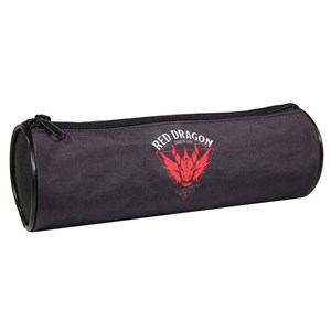 Bagtrotter trousse scolaire ronde donjons & dragons noir