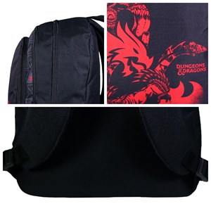 Bagtrotter sac à dos 2 compartiments donjons & dragons noir