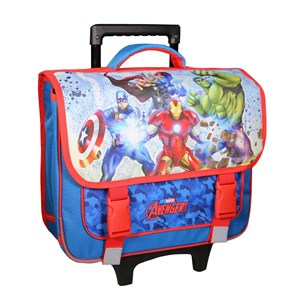 Bagtrotter cartable à roulettes 38 cm avengers multicolore