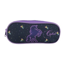 Bagtrotter trousse scolaire 2 compartiments cybel bleu