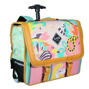 Bodypack cartable à roulettes 41 cm jungle