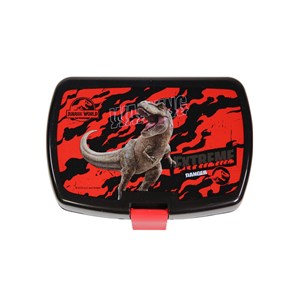Boîte goûter gourde jurassic world noir