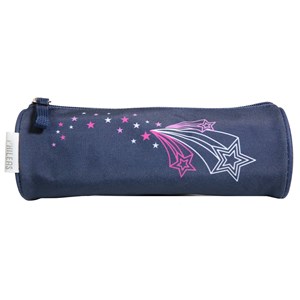 Bagtrotter trousse scolaire ronde phileas bleue etoiles