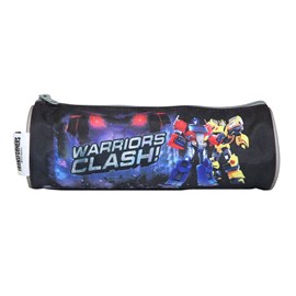 Bagtrotter trousse scolaire ronde transformers noire