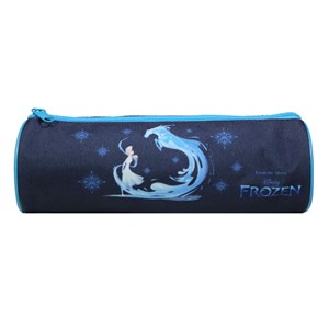 Bagtrotter trousse scolaire ronde la reine des neiges &nbsp; frozen bleue cheval