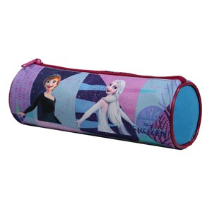 Bagtrotter trousse scolaire ronde la reine des neiges &nbsp; frozen violette