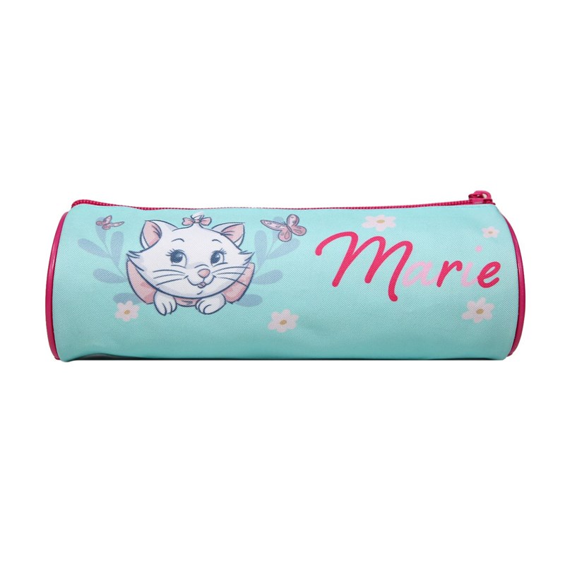 Bagtrotter trousse scolaire ronde marie verte papillons