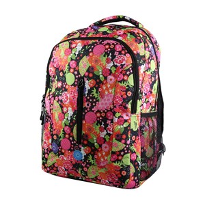 Bagtrotter set de sac à dos, sac gym et trousse bagtrotter multicolore fleurs