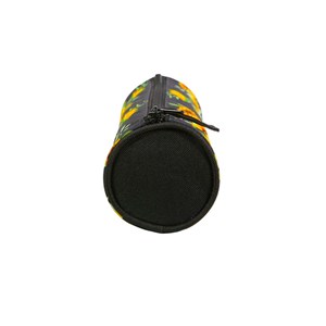 Bagtrotter trousse scolaire ronde offshore noir tournesols