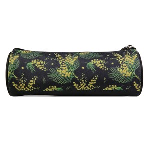 Bagtrotter trousse scolaire ronde offshore noir mimosa