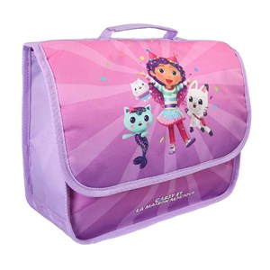 Bagtrotter - gabby et la maison magique - cartable 32cm  - violet - 1