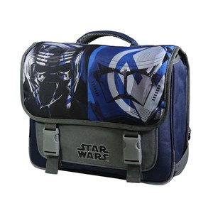 Bagtrotter cartable 38 cm disney star wars gris et bleu