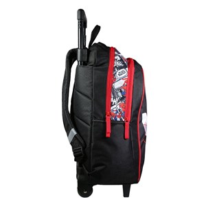 Bagtrotter sac à dos à roulettes marvel spider-man noir