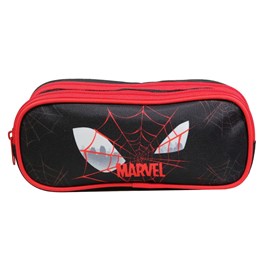 Bagtrotter trousse scolaire 2 compartiments marvel spider-man noire