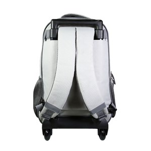 Bagtrotter sac à dos à roulettes offshore grise fleurs