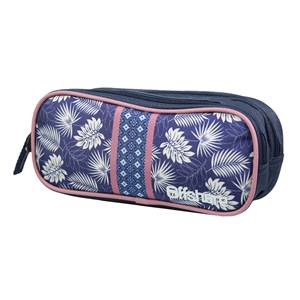 Bagtrotter trousse scolaire 2 compartiments offshore bleue