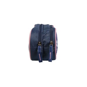 Bagtrotter trousse scolaire 2 compartiments offshore bleue
