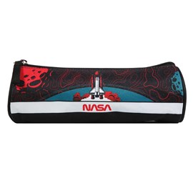 Bagtrotter trousse scolaire ronde nasa rouge