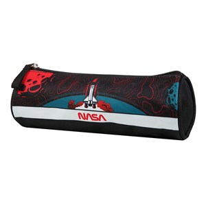 Bagtrotter trousse scolaire ronde nasa rouge